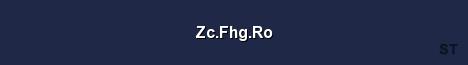 Zc Fhg Ro Server Banner