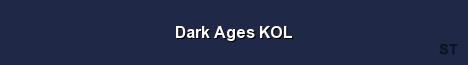 Dark Ages KOL Server Banner