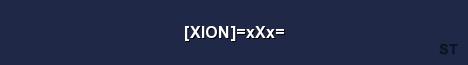 XION xXx Server Banner