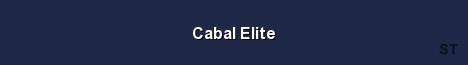 Cabal Elite Server Banner