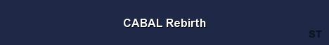 CABAL Rebirth Server Banner
