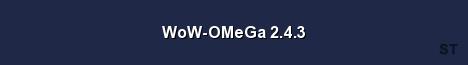 WoW OMeGa 2 4 3 Server Banner