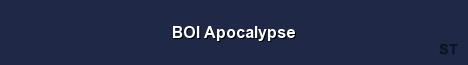 BOI Apocalypse Server Banner