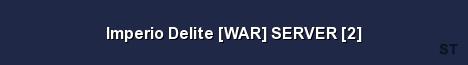 Imperio Delite WAR SERVER 2 Server Banner