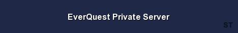 EverQuest Private Server Server Banner