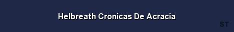 Helbreath Cronicas De Acracia Server Banner