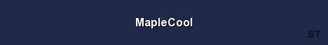 MapleCool Server Banner