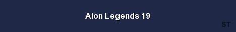 Aion Legends 19 Server Banner