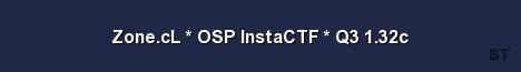 Zone cL OSP InstaCTF Q3 1 32c 