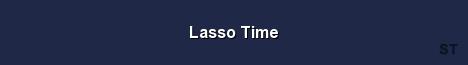 Lasso Time Server Banner