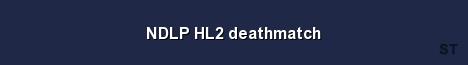 NDLP HL2 deathmatch Server Banner