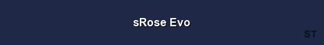 sRose Evo Server Banner