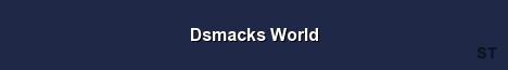 Dsmacks World Server Banner