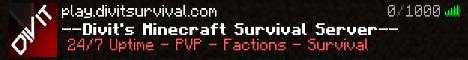 Divit s Minecraft Survival Server Server Banner
