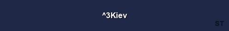 3Kiev Server Banner