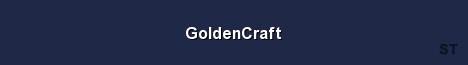 GoldenCraft Server Banner