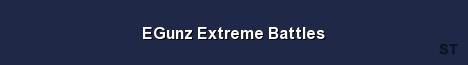 EGunz Extreme Battles Server Banner