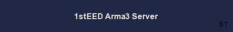 1stEED Arma3 Server 