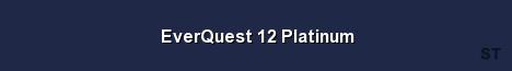 EverQuest 12 Platinum Server Banner