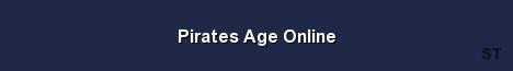 Pirates Age Online Server Banner