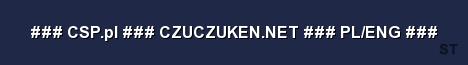 CSP pl CZUCZUKEN NET PL ENG Server Banner