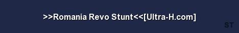 Romania Revo Stunt Ultra H com Server Banner