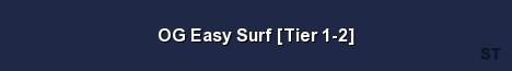 OG Easy Surf Tier 1 2 Server Banner