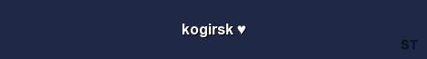 kogirsk Server Banner