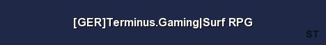 GER Terminus Gaming Surf RPG Server Banner
