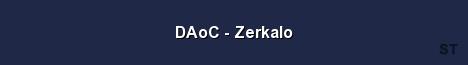 DAoC Zerkalo Server Banner