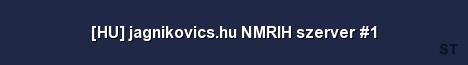 HU jagnikovics hu NMRIH szerver 1 Server Banner