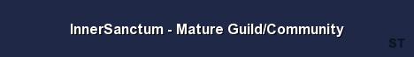 InnerSanctum Mature Guild Community Server Banner
