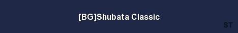 BG Shubata Classic Server Banner