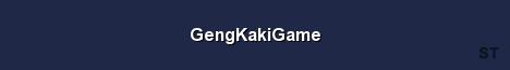 GengKakiGame Server Banner