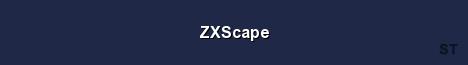 ZXScape Server Banner