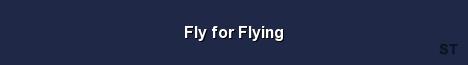 Fly for Flying Server Banner
