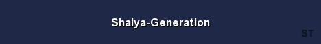 Shaiya Generation Server Banner