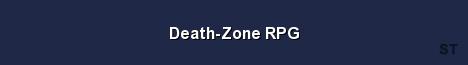 Death Zone RPG Server Banner