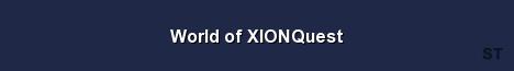 World of XIONQuest Server Banner