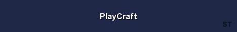 PlayCraft Server Banner