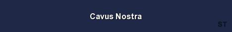Cavus Nostra Server Banner