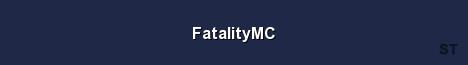 FatalityMC Server Banner