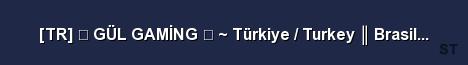 TR GÜL GAMİNG Türkiye Turkey Brasil J Server Banner