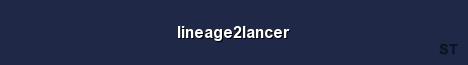 lineage2lancer Server Banner