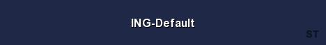 ING Default Server Banner