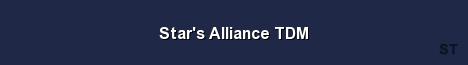 Star s Alliance TDM Server Banner