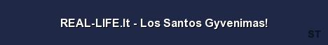 REAL LIFE lt Los Santos Gyvenimas Server Banner