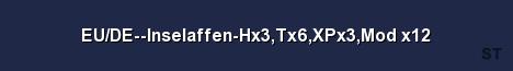 EU DE Inselaffen Hx3 Tx6 XPx3 Mod x12 Server Banner