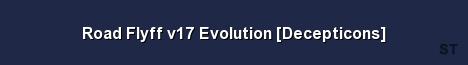 Road Flyff v17 Evolution Decepticons Server Banner