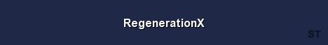 RegenerationX Server Banner